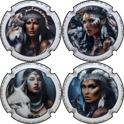 Dehu Louis -N°A82 Indiennes série de 4