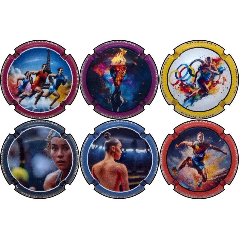 Dehu Louis - N°384 JO 2024 série de 6