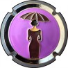 Crochet et filles Bijou-femme parapluie-ARGENT SERIE
