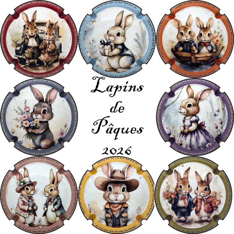 Générique Lapin de pâques n°144a à n°144e